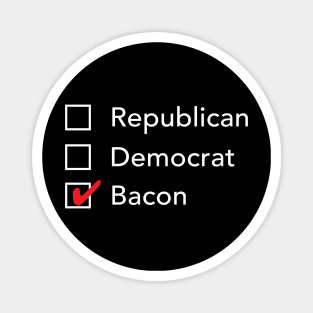 Republican Democrat Bacon Magnet